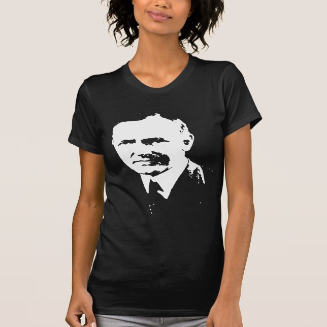 Calvin Coolidge silhouette T-shirt (Framsida)