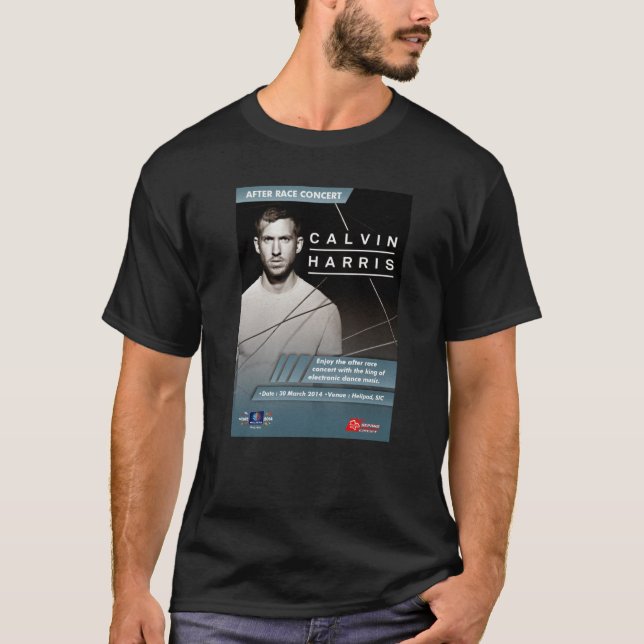 Calvin Harris T Shirt (Framsida)