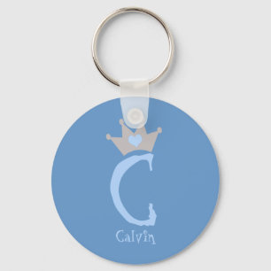Calvin hjärtakrona Keychain Nyckelring