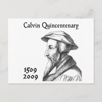 Calvin Quincentenary Vykort