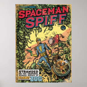 Calvin the Spiffy Spaceman Poster