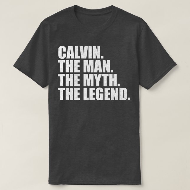 CalvinCalvin Namn Calvin given namn T Shirt (Design framsida)