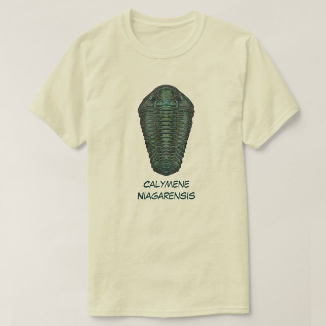 Calymene Niagarensis Trilobit Tee (Design framsida)