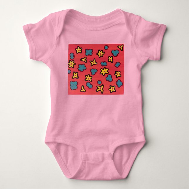 Calypso Baby bodyställning T Shirt (Framsida)