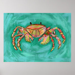 Calypso Crab Poster