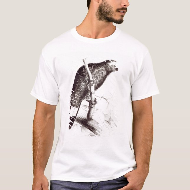 Calyptorhynchus Baudinii eller Baudins kakadua Tee (Framsida)