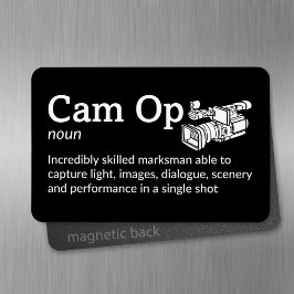 Cam Op-definition - filmbesättning 4 tum x 6 tum F Magnet
