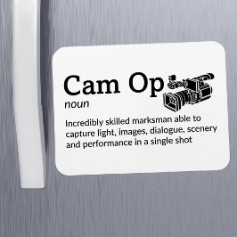 Cam Op-definition - Kamerafyrkant 3 tum x 4 tum Fl Magnet