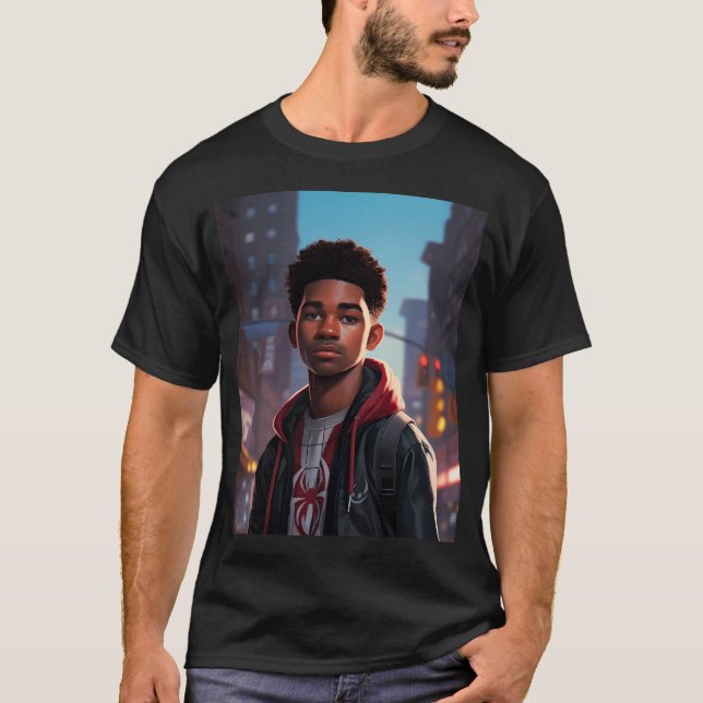 Cam Thomas Into the Spiderverse T Shirt (Framsida)