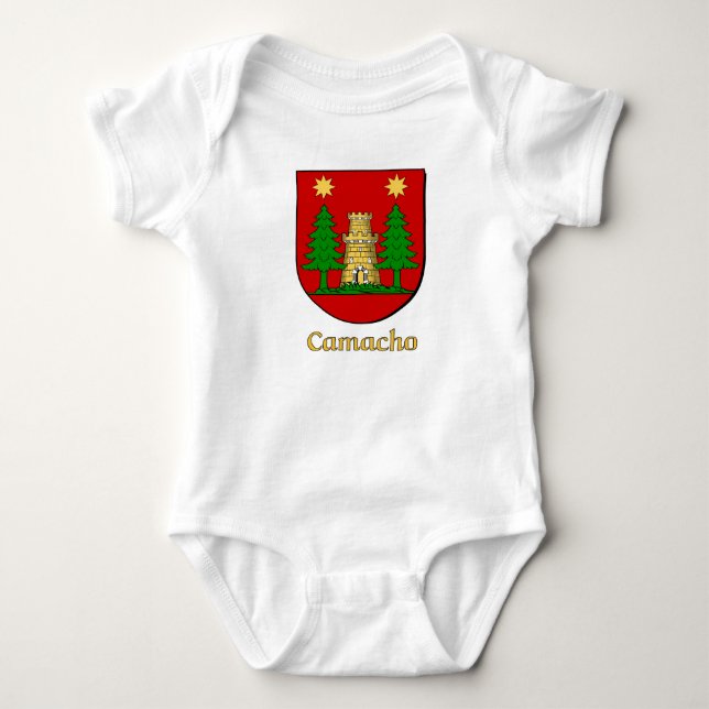 Camacho Family Shield Infant Creeper Tee (Framsida)