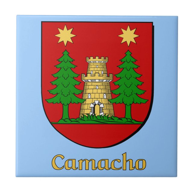 Camacho Family Shield Kakelplatta (Framsidan)