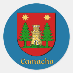 Camacho Family Shield Stickers Runt Klistermärke