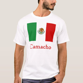 Camacho mexicansk flagga t-shirt