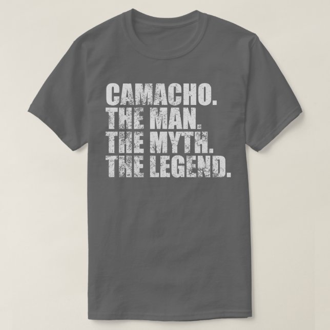CamachoCamacho Family namn Camacho, efternamn Cama T Shirt (Design framsida)