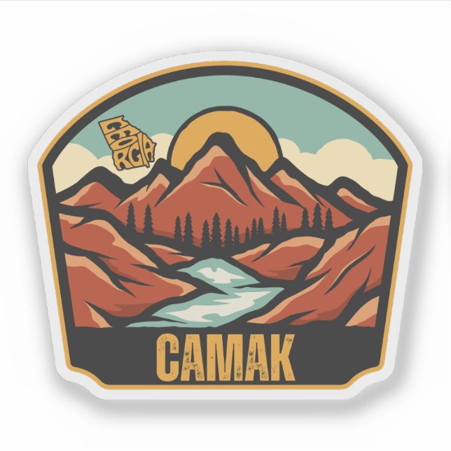 Camak, Georgia Klistermärken (Framsida)