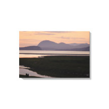 Camano Island, WA, vid Sunset Wrapped Canvas Print