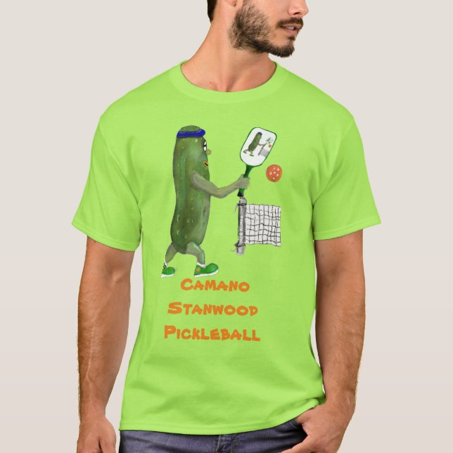 Camano Stanwood Pickleball T Shirt (Framsida)