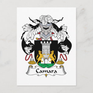 Camara Family Crest Vykort