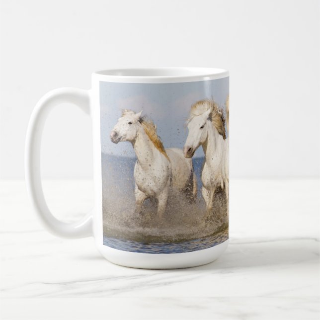 Camargue Horses Kaffemugg (Vänster)