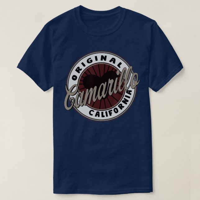 Camarillo Travel Souvenir till Kalifornien T Shirt (Design framsida)