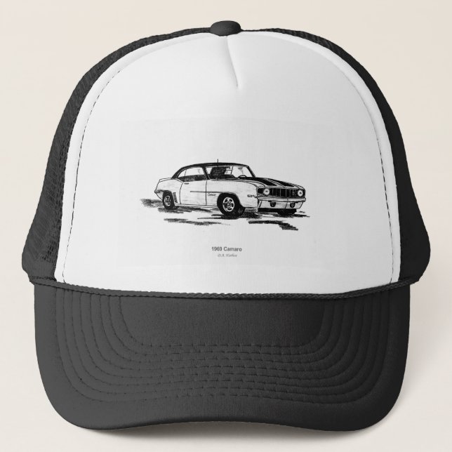 Camaro 1969 truckerkeps (Framsida)