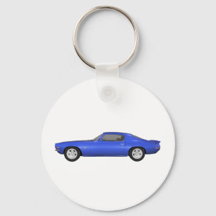Camaro 1972 Z28: Muskelbil: Blåttfullföljande: Nyckelring