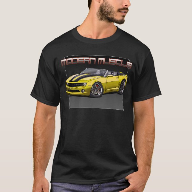 Camaro 2010-13 Convt YB Tee Shirt (Framsida)