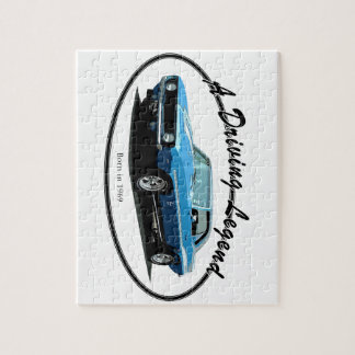 Camaro blått 1969 pussel