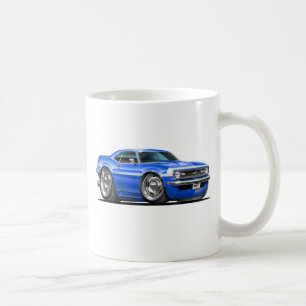 Camaro blåvit bil 1968 kaffemugg