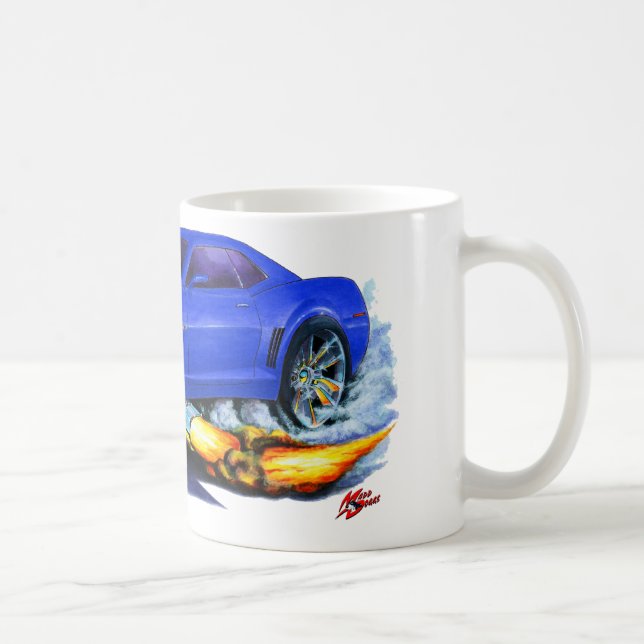 Camaro blåvit bil 2010 kaffemugg (Höger)