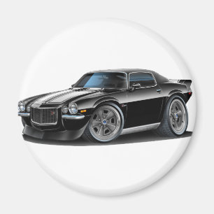 Camaro Blk 1970-73/vit bil Magnet