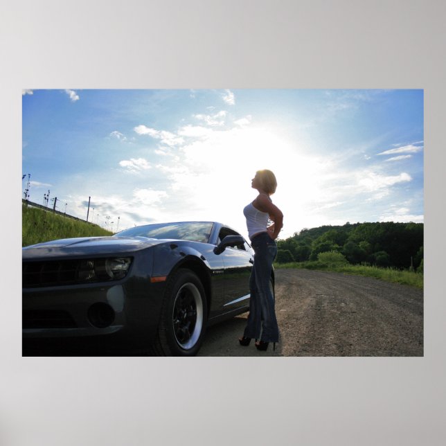 Camaro Girl Poster (Framsidan)