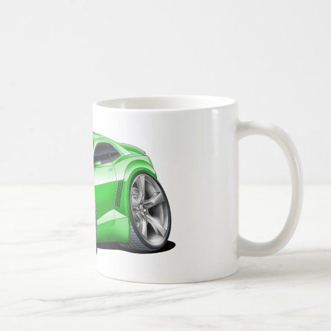 Camaro Grönt-Svart bil 2010-11 Kaffemugg (Höger)