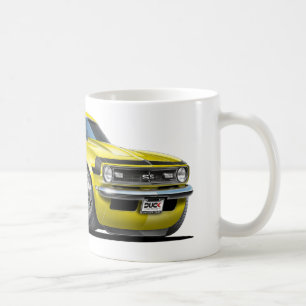 Camaro Gult-Svart bil 1968 Kaffemugg