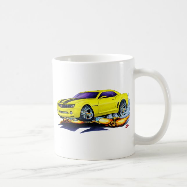Camaro Gult-Svart bil 2010 Kaffemugg (Höger)