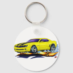 Camaro Gult-Svart bil 2010 Nyckelring