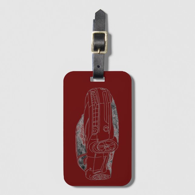 Camaro Luggage Tag Bagagebricka (Framsida vertikal)