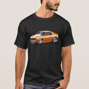 Camaro Orange-Vit bil 1969 T Shirt