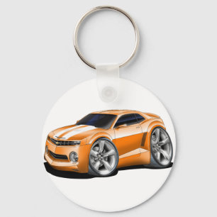 Camaro Orange-Vit bil 2010-11 Nyckelring
