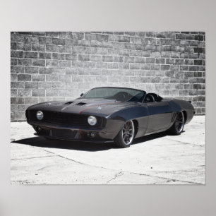 Camaro Roadster 1969 Poster