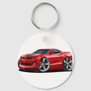 Camaro Röd-Grå färg bil 2010-12 Nyckelring