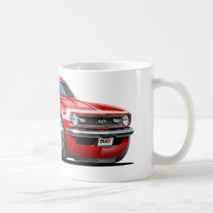Camaro Röd-Vit bil 1968 Kaffemugg