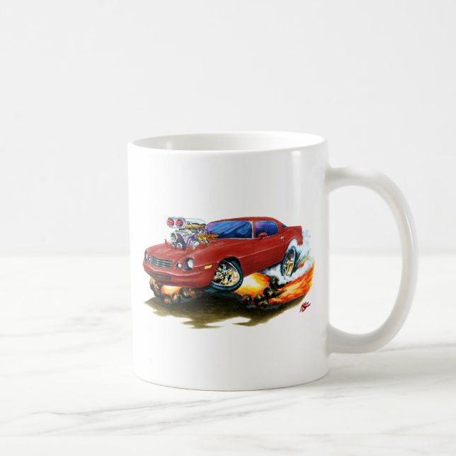 Camaro rödbrun bil 1979-81 kaffemugg (Höger)