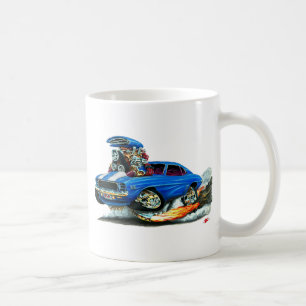 Camaro RS SS blåvit bil 1969 Kaffemugg