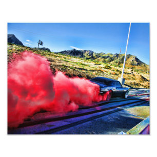 Camaro sammanbrott fototryck