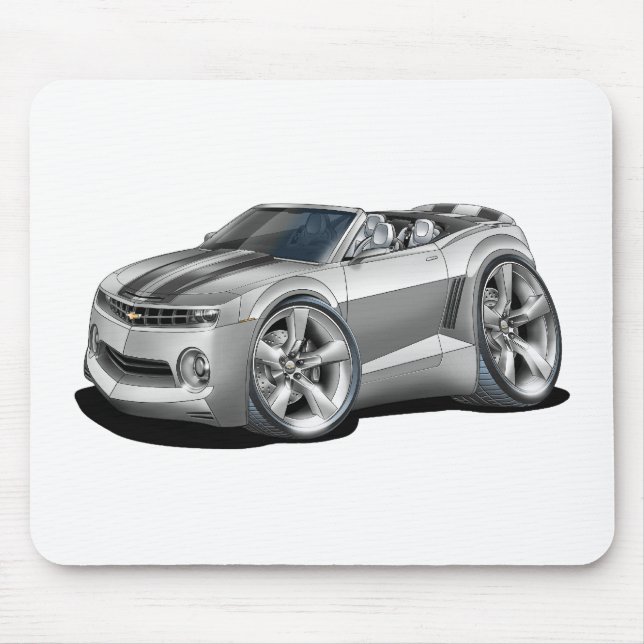 Camaro Silver-Svart cabriolet 2012 Musmatta (Framsidan)