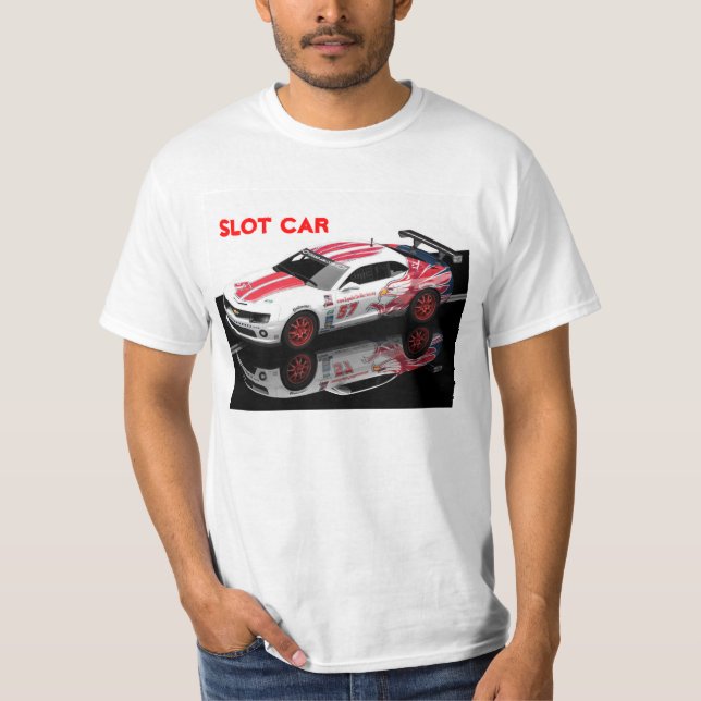 Camaro Slot Car T-Shirt (Framsida)