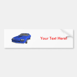 Camaro Sports Car 80: 3D-modell: Bildekal