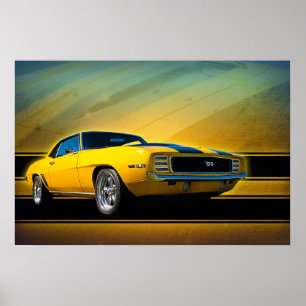 Camaro SS affisch 1969