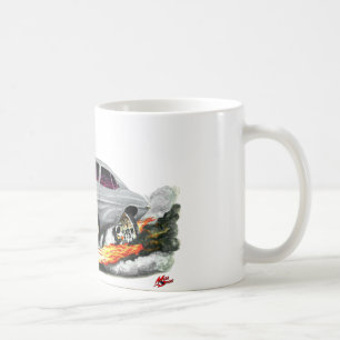 Camaro SS Grå färg-Svart bil 1969 Kaffemugg